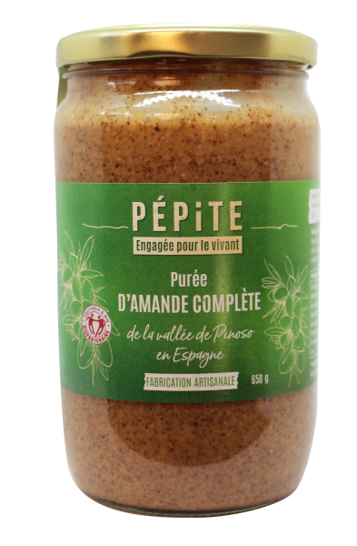 Purée d'amandes complètes bio (espagne) - 1