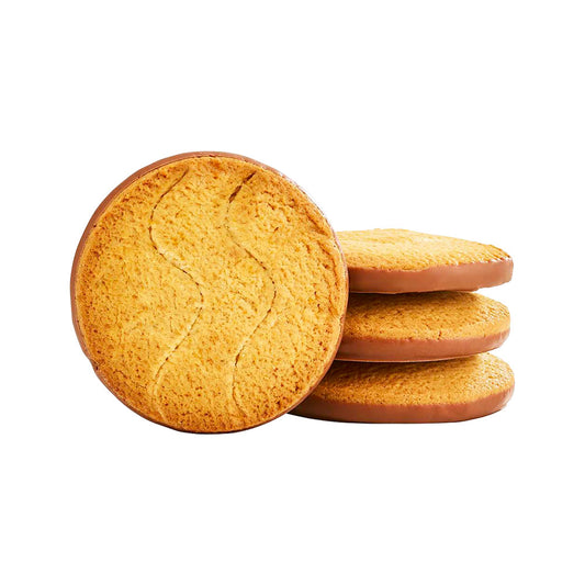 Biscuit nappé chocolat au lait bio - 1