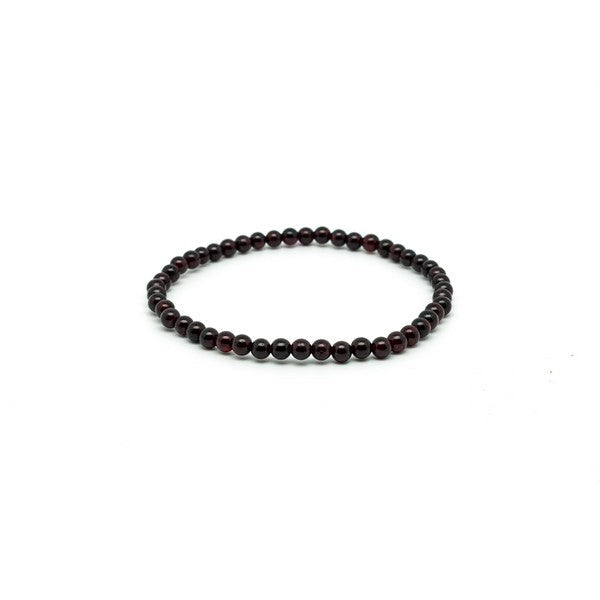 Jolis Baumes -- Bracelet sensualité grenat rouge