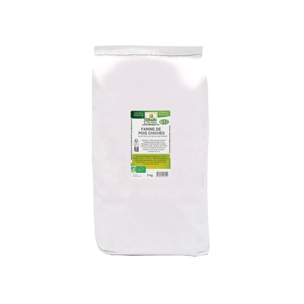 Farine de pois chiche meule de pierre bio - 1