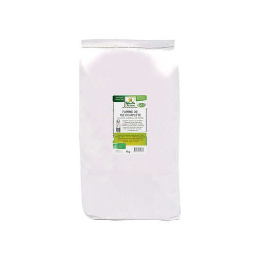 Farine de riz complète meule de pierre bio - 1