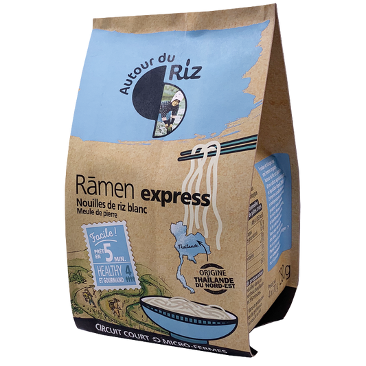 Autour du riz -- Ramen de riz blanc bio - 280 g